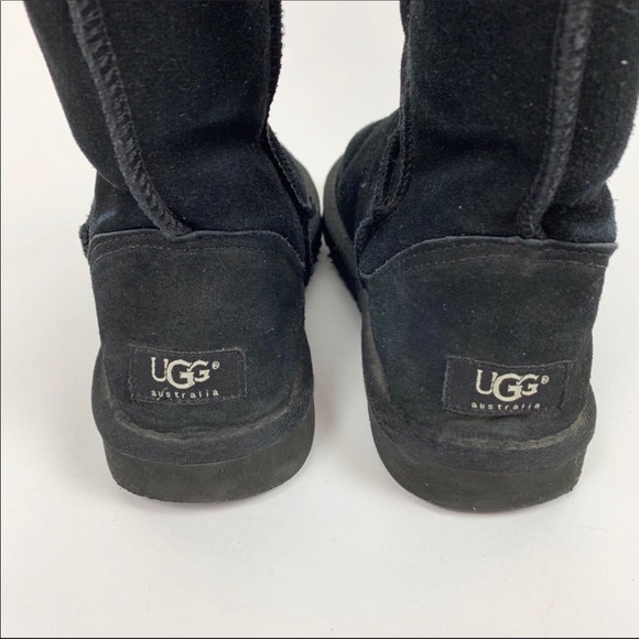 UGG Classic Tall Black Boots 5815 sz 9 - Picture 4 of 8